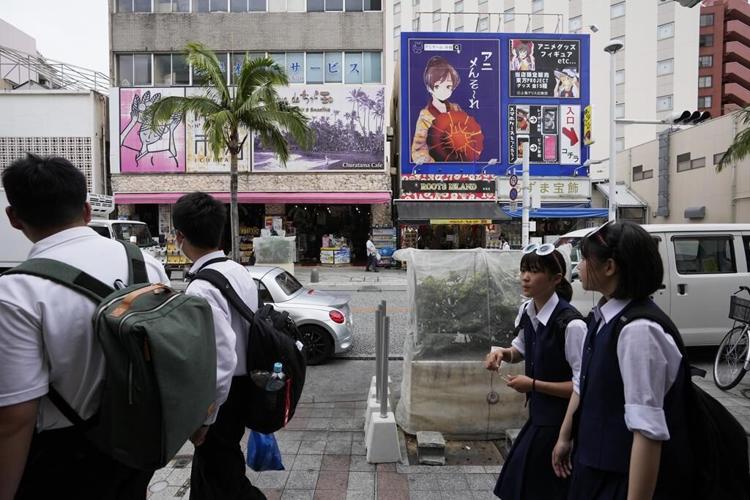 Typhoon Mawar losing strength as it heads toward Japan's Okinawa Islands