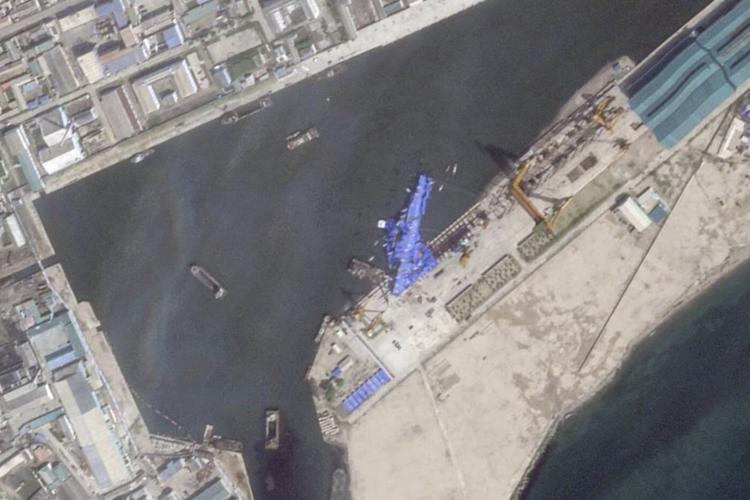 North Korea detains 3 shipyard officials over the failed launch of a naval destroyer
