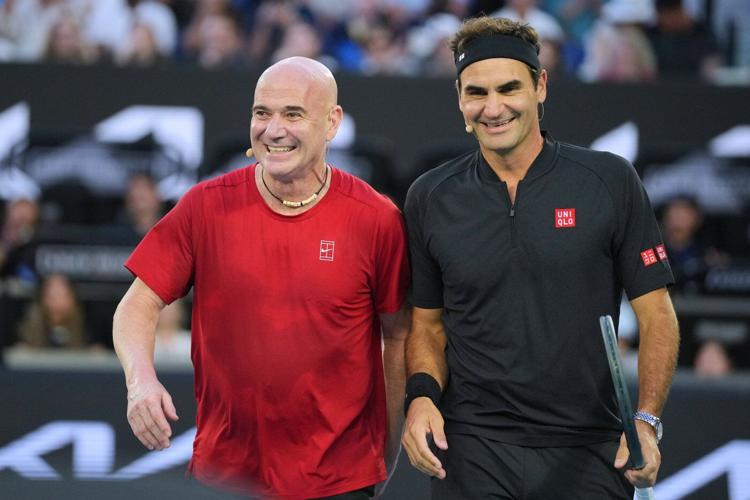 Roger Federer steals the show at Australian Open's first formal opening ceremony