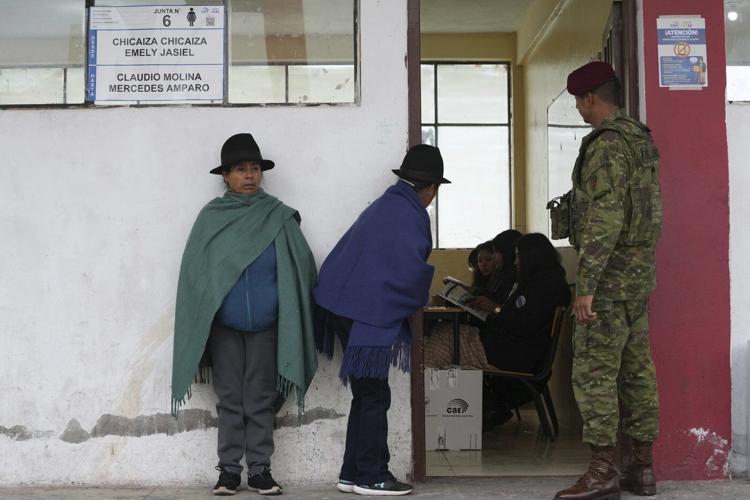 Ecuador's incumbent president and a leftist lawyer again vie for the top job in election runoff