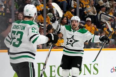 NHL roundup: Sam Steel's third-period goal completes Stars comeback over Predators