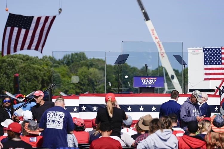 Trump is set to hold his first outdoor rally since last month's assassination attempt