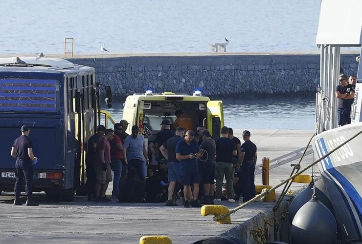 5 dead, including 4 children, in 2 migrant boat sinkings off Greek islands near Turkish coast
