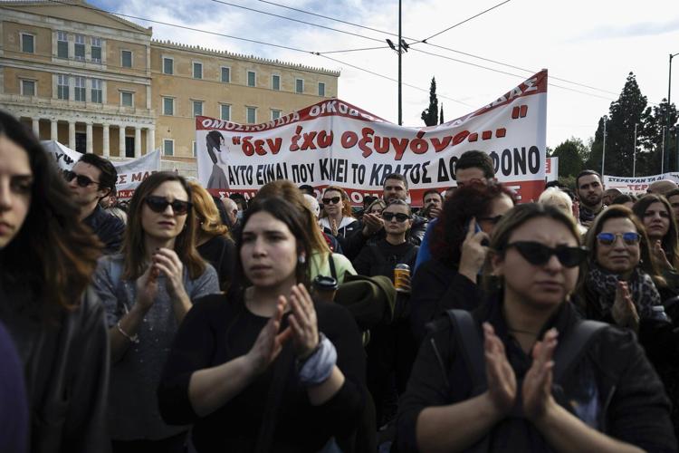 Growing anger in Greece over deadly rail disaster prompts plan by opposition to challenge government