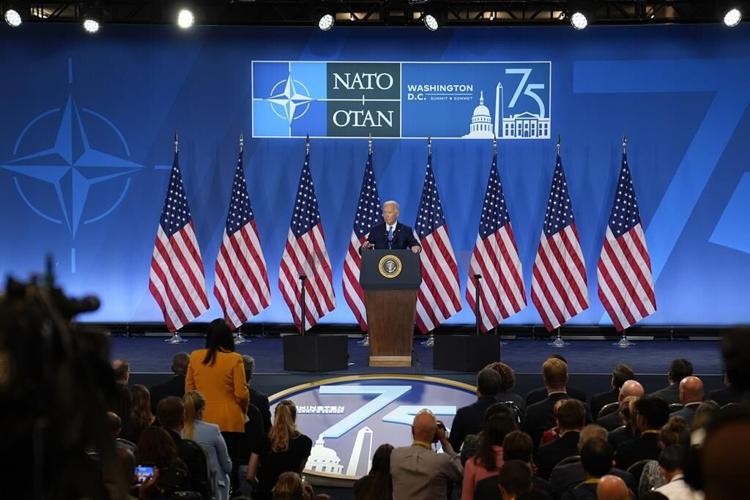 Key takeaways from Biden's news conference: Insistence on staying in the race and flubbed names