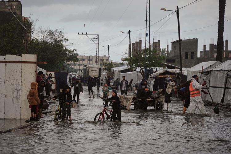 'Everything is soaked': Winter rains in Gaza bring new misery for Palestinians