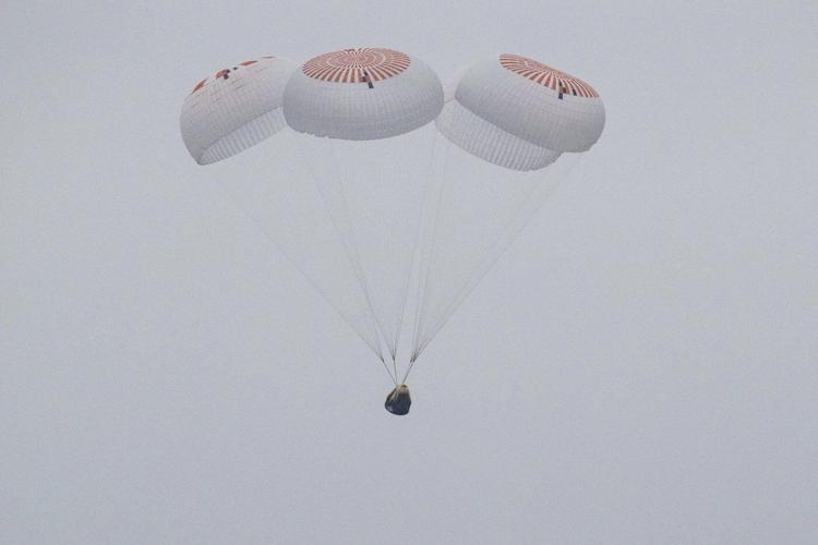Astronauts return to Earth with SpaceX after 5 months at the International Space Station