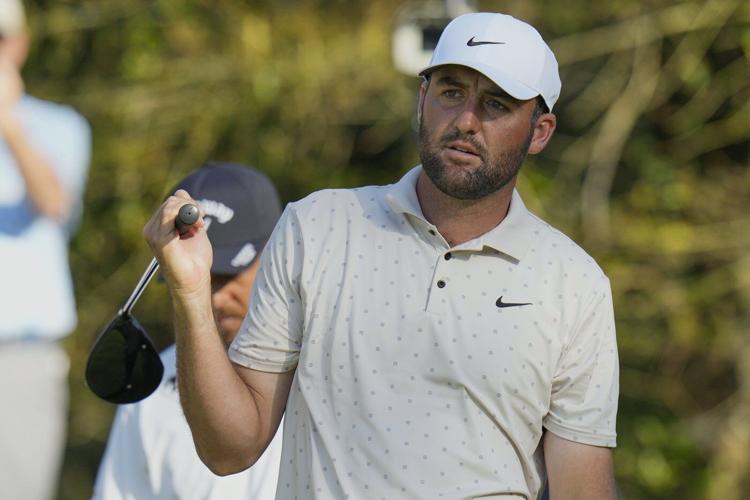 Camilo Villegas and Lucas Glover among those sharing Players Championship lead on wild day