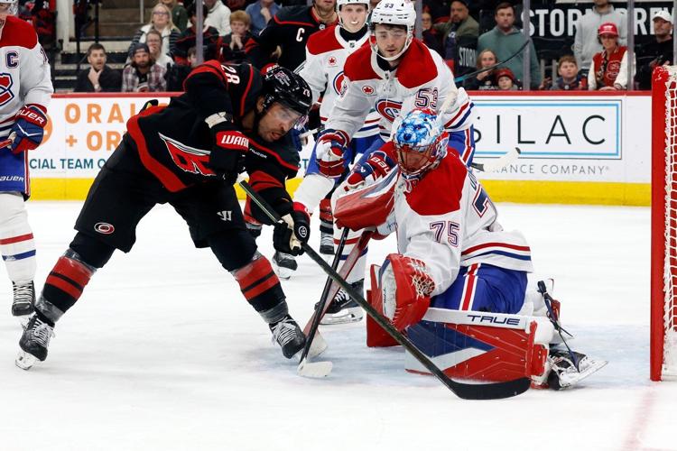 Quick strikes from Caufield and Anderson help Canadiens rally for 7-5 win over Hurricanes