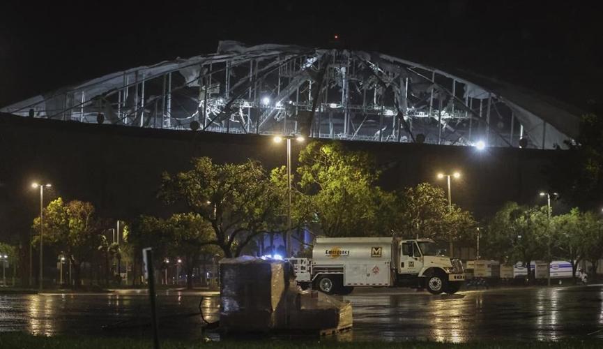 Rays say it may take 'weeks' to fully assess damage at Tropicana Field, after Milton struck region