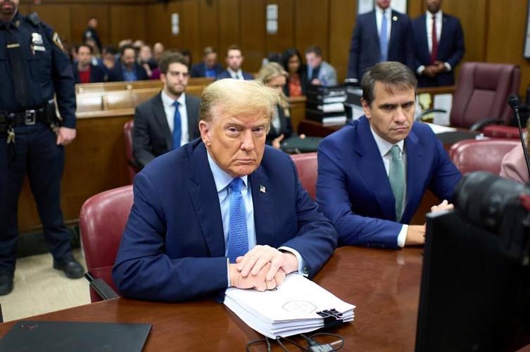 Trump's lawyers try to discredit testimony of prosecution's first witness in hush money trial