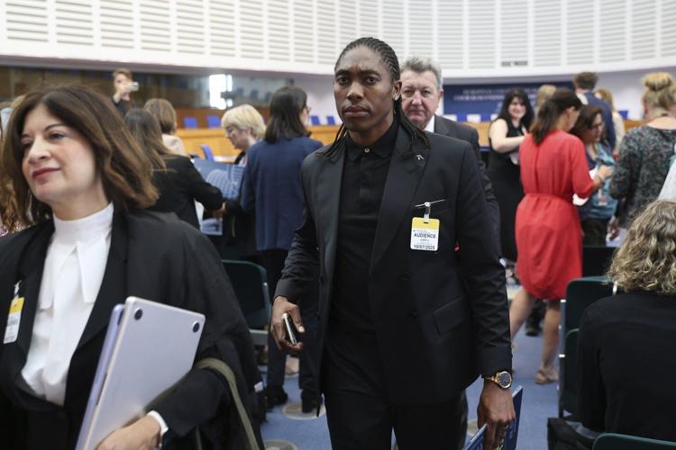 Photos as Olympic champion Semenya wins partial victory in fight over track's sex eligibility rules