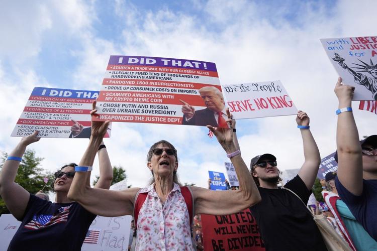 Photos of anti-Trump 'No Kings' demonstrations across the US