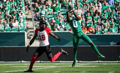 Roughriders down Redblacks 29-16 to vault over Lions in CFL's West Division