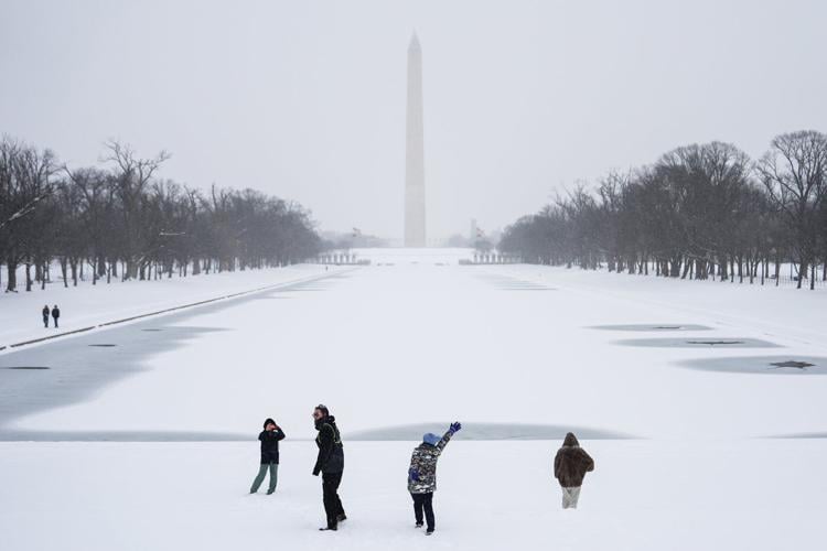 Winter storm across the US in photos