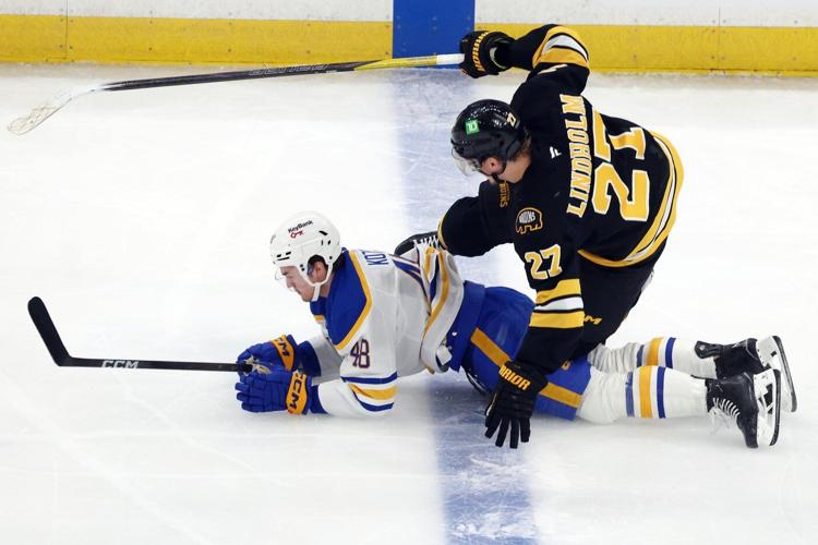 Sabres erupt for 4 goals in first period, win 6-1 to push Bruins to 3-1 hole in series