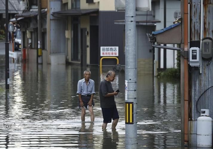 A deadly storm sweeps through Japan and heavy rainfall could last for days