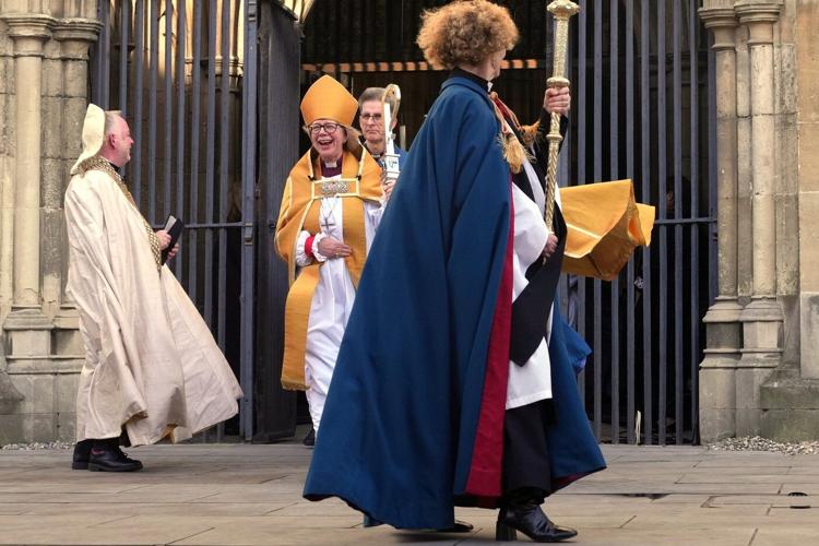 Sarah Mullally celebrated as the Church of England's first female leader, in photos