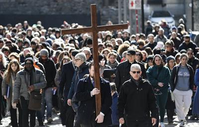 New secularism law is looming over Way of the Cross marches on Good Friday in Quebec