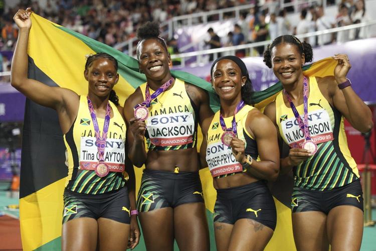 Canada wins first World Relays mixed 4x100-meter title from Jamaica and Britain