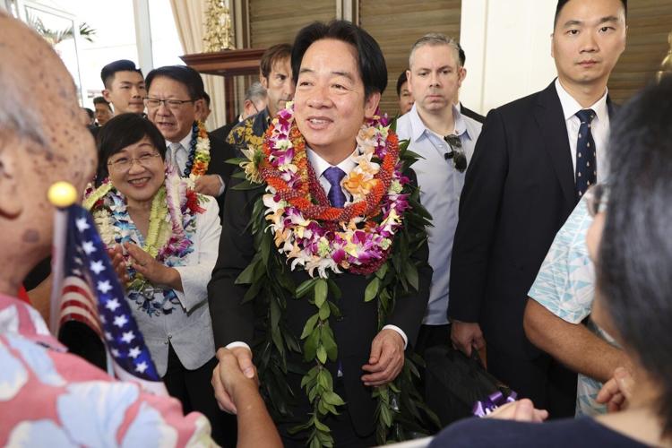 Taiwan's president visits East-West think tank as China criticizes his 2-day visit to Hawaii