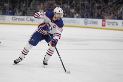 Oilers star Connor McDavid out for game against Golden Knights