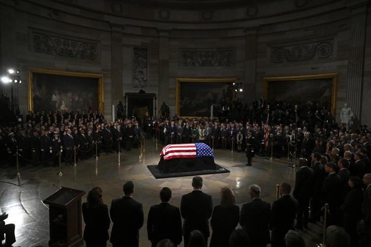 Jimmy Carter continues to lie in state at Capitol Rotunda ahead of his state funeral