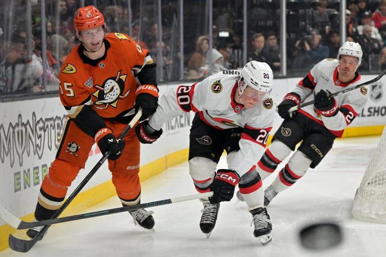Batherson's deflection leads to winning goal in Senators' 3-2 victory over Ducks