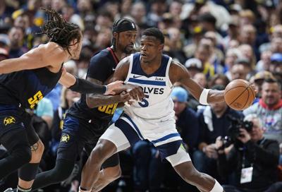 Edwards, Towns lead Wolves' 106-80 blitz of Murray, Jokic for 2-0 series lead over champion Nuggets