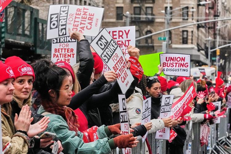NYC nurses on strike set to resume negotiations with hospitals on 4th day of walkout