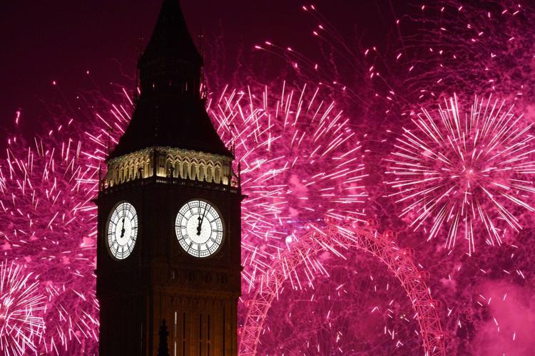 Photos of New Year's celebrations across the globe