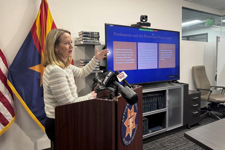 Arizona AG sues Saudi firm over 'excessive' groundwater pumping, saying it's a public nuisance