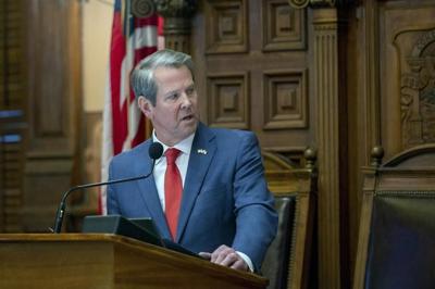 Georgia's governor and others pile into state court race where challenger has focused on abortion