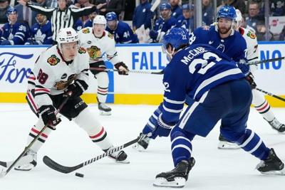 Chicago Blackhawks down Maple Leafs 4-1 in Connor Bedard's Toronto debut