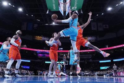 Gilgeous-Alexander scores 40 as Thunder top Suns 124-120
