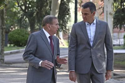 Spanish prime minister meets with exiled Venezuelan opposition leader González