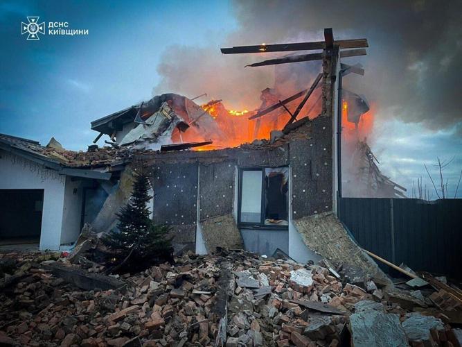 Major Russian drone and missile attack on Ukraine kills at least 3 people and cuts power