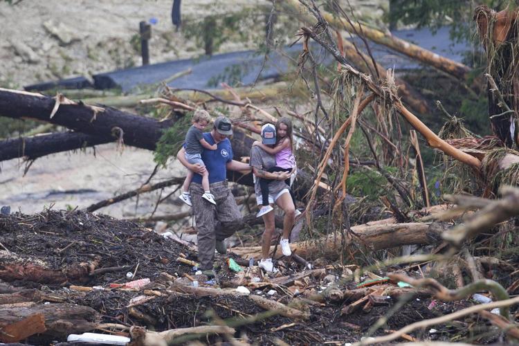 Photos of rescue teams searching for missing campers after Texas Hill Country flash flood