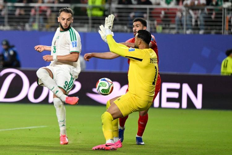 Algeria rallies past Jordan 2-1 for its first win at a World Cup since 2014