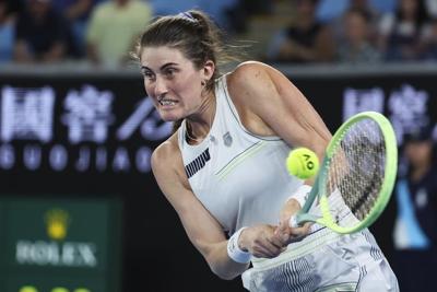 Canada's Marino falls to Pegula in opening round of Australian Open