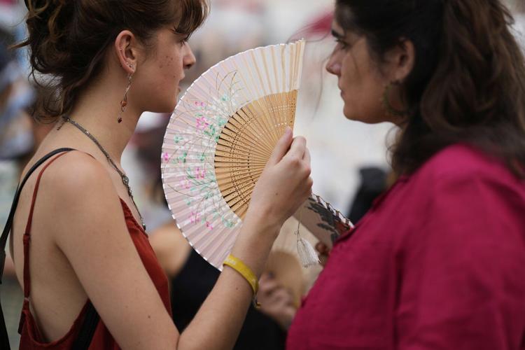 Photos show how extreme heat is affecting parts of Europe