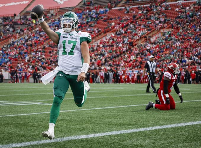 Stevens scores OT touchdown for Roughriders in 40-37 win over Stampeders