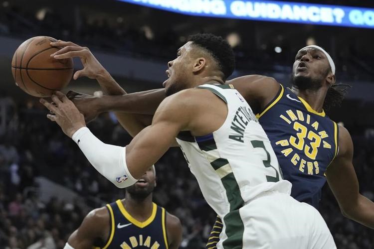 Giannis Antetokounmpo scores franchise-record 64 points, Bucks beat Pacers 140-126