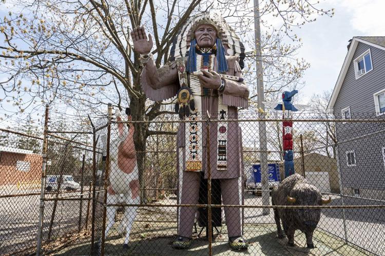 A town refuses to give up the school's Native American mascot - and gets Trump's support