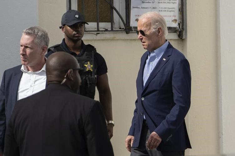 Biden watches sunrise, attends church to open 2023 in USVI