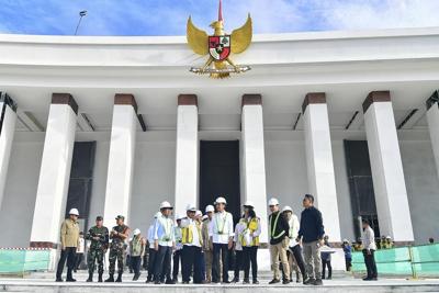 Indonesia's leader says 1st phase of new capital is 80% complete and he'll have an office there soon