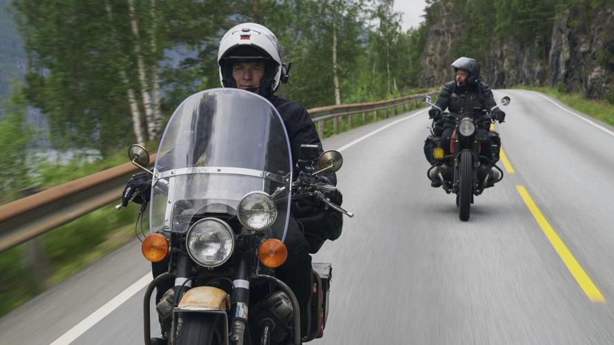 Varroooom! It's back on the bikes for Ewan and Charley for Europe trek in 'Long Way Home.'