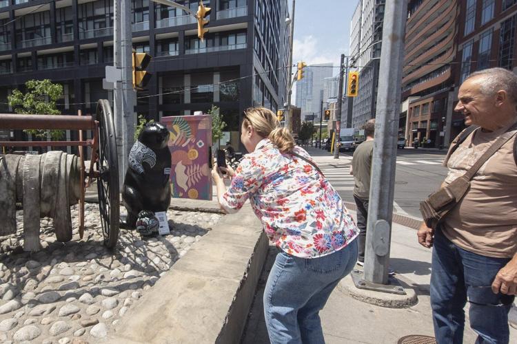 Beaver sculptures welcome tourists in downtown Toronto ahead of World Cup