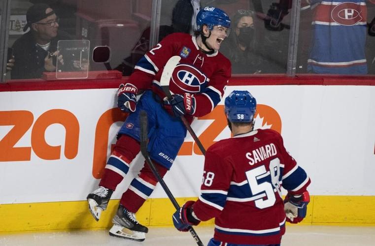 Anderson nets winner, Caufield scores twice as Canadiens top Maple Leafs 4-3