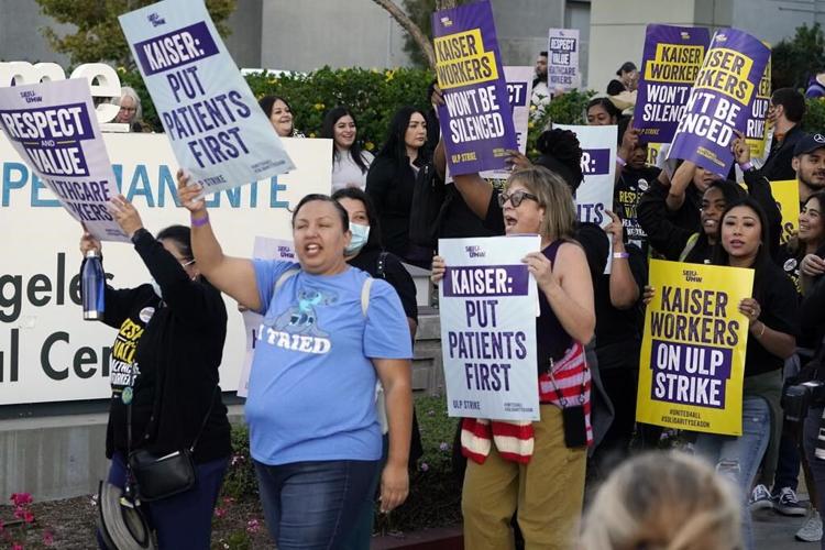 Thousands of US health care workers go on strike in multiple states over wages and staff shortages